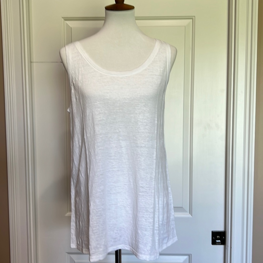 Eileen Fisher Sz Med white Tank